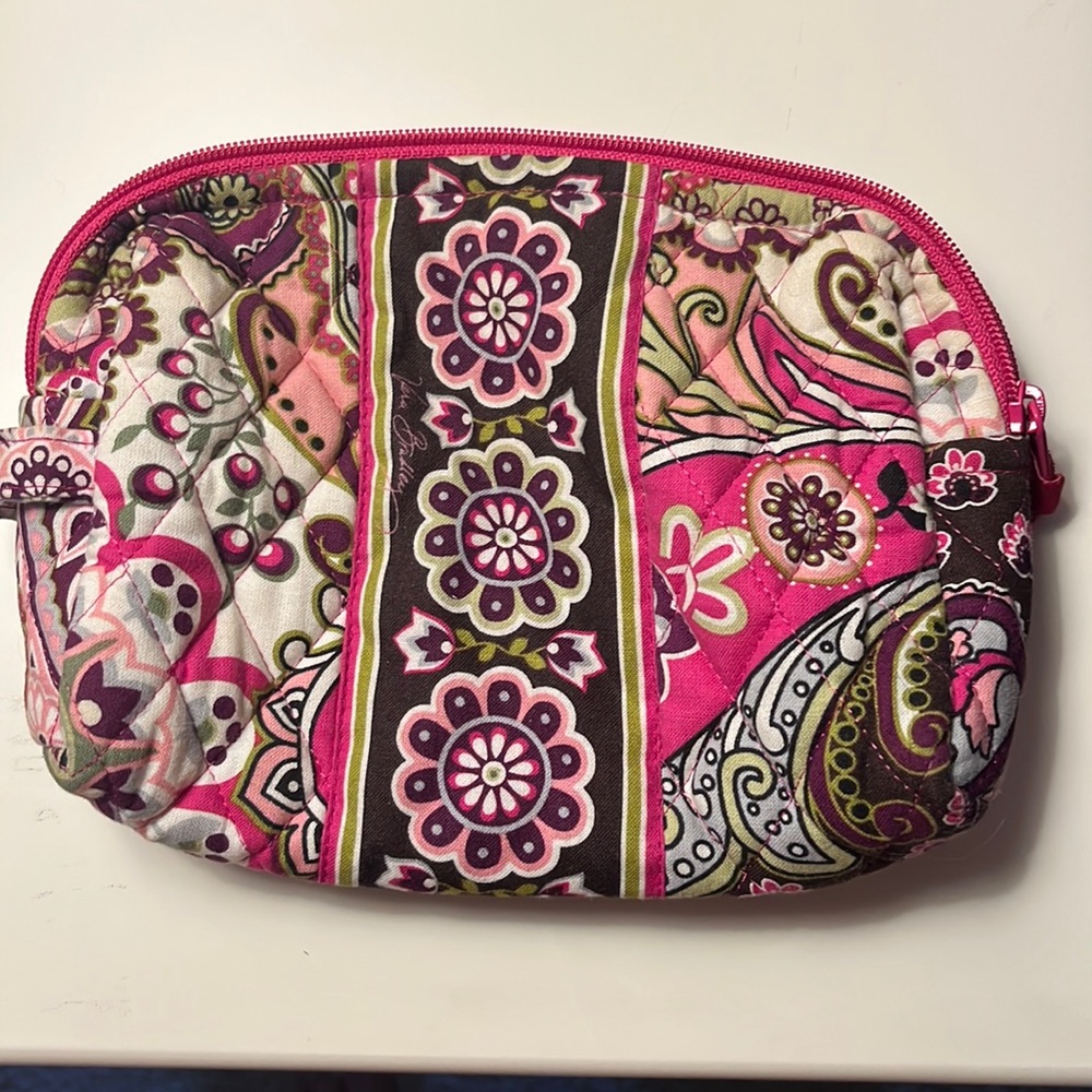 Very Berry Paisley Cosmetics Bag (NWOT)